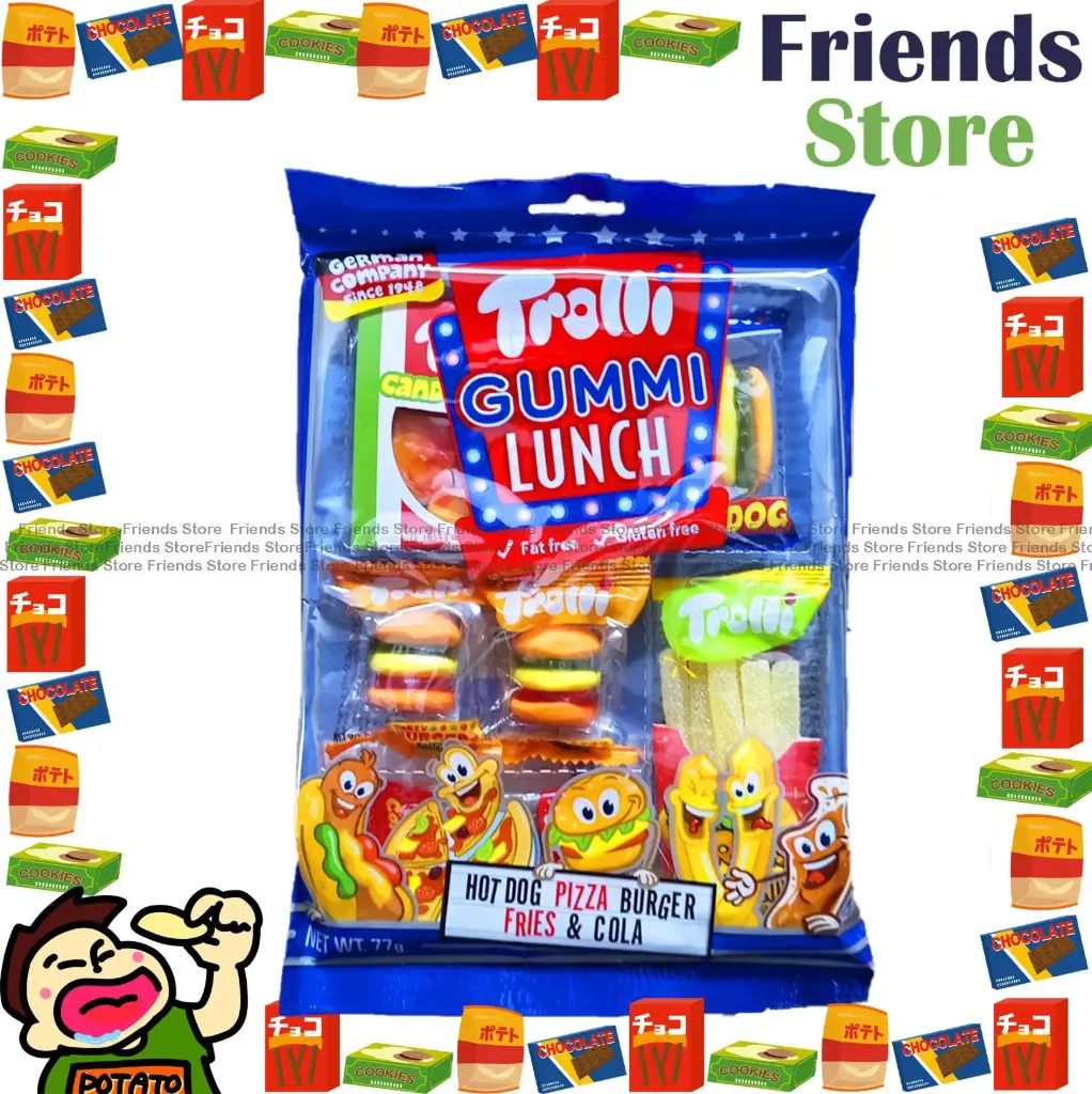 [4im6A] Trolli - Gummi Lunch Bag (77g X 1) 