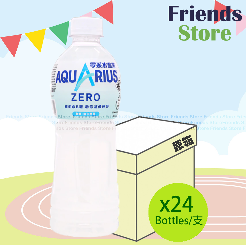 [400787F] Aquarius® - [Full Case] Zero Electrolytes Replenish drink (500ml x 24)