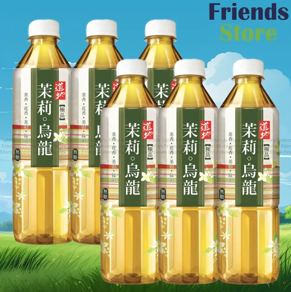 道地 - 樽裝 極品茉莉。烏龍茶 飲品(500毫升 X 6)  