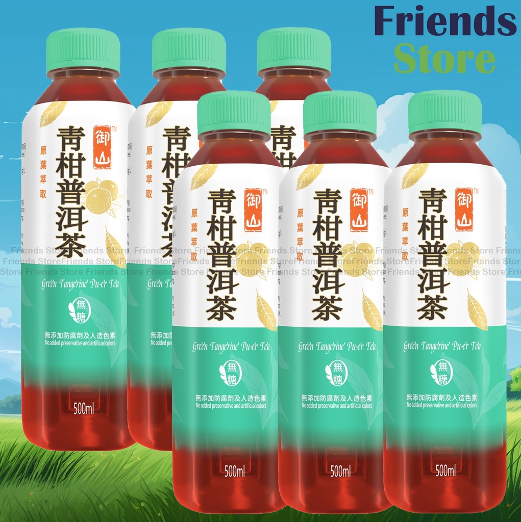 御山 青柑プーアル茶 （500ml × 6本）