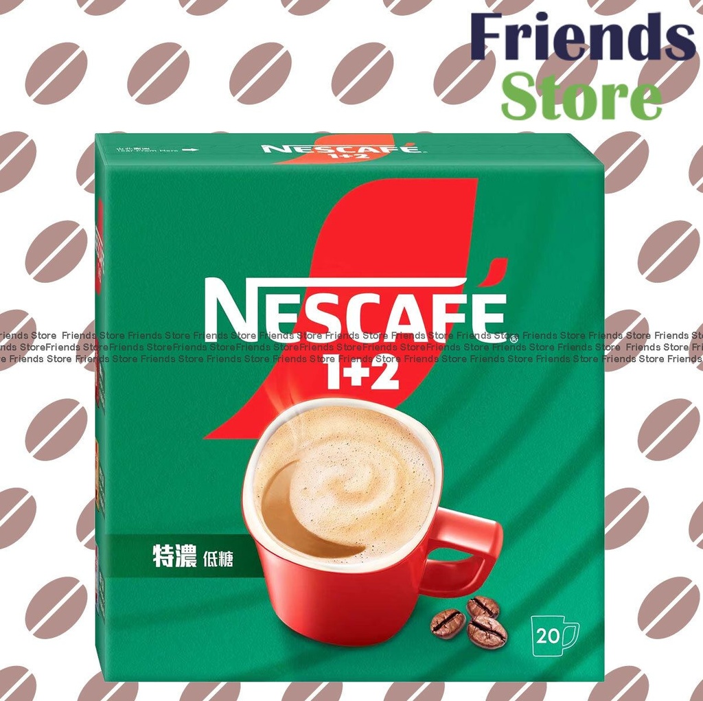 [4NES1EA] NESCAFÉ - 1+2 Rich Instant Coffee Mix (Low Sugar) (20 sticks)