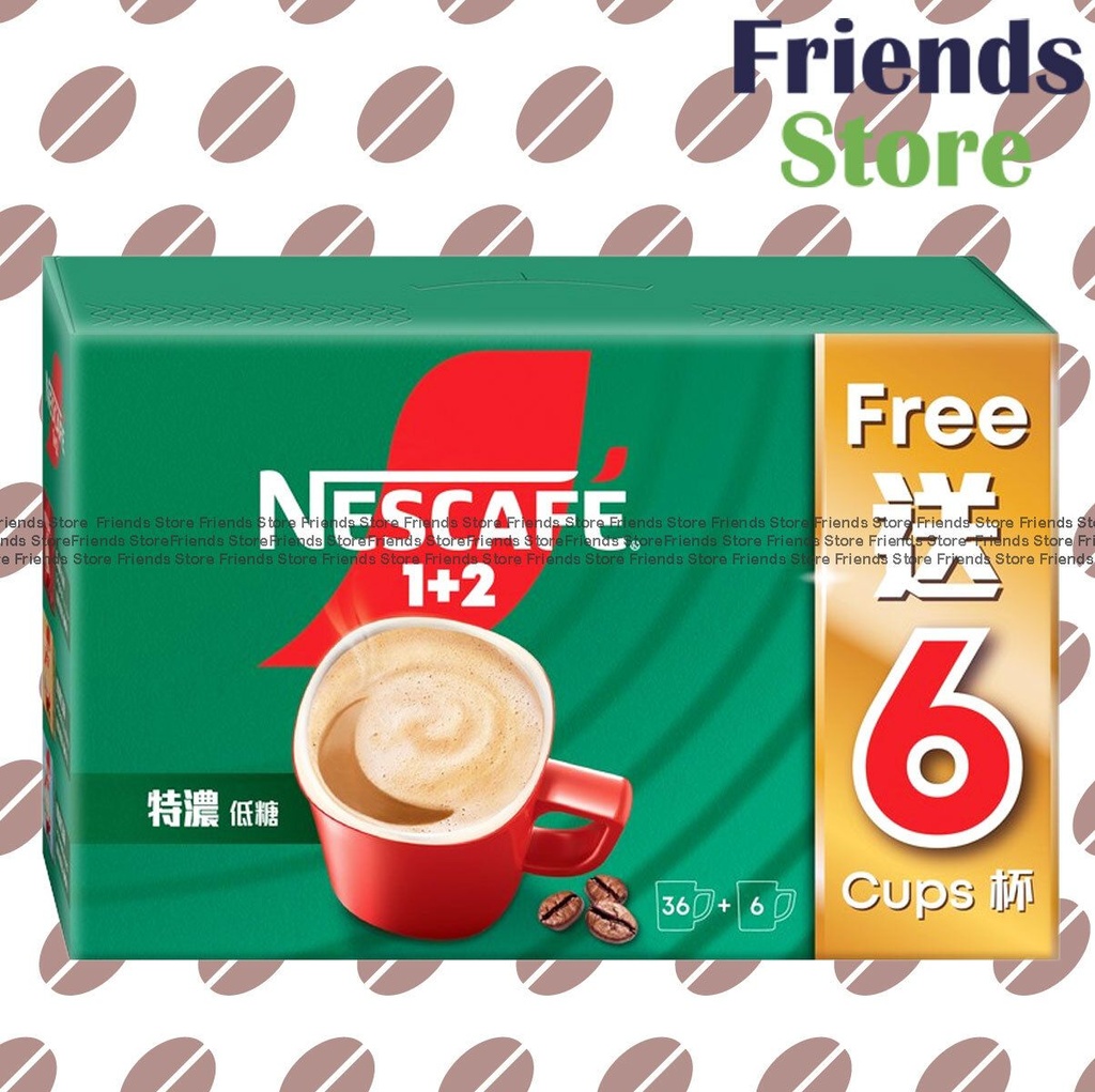 NESCAFÉ - 1+2 Rich Instant Coffee Mix (Low Sugar) (36+6 sticks)