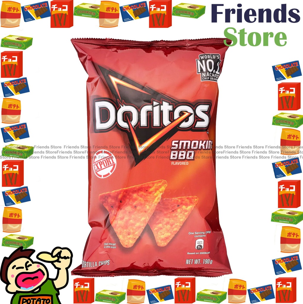 Doritos - 多樂脆 煙燻BBQ燒烤味粟米片 (190克 x 1) 