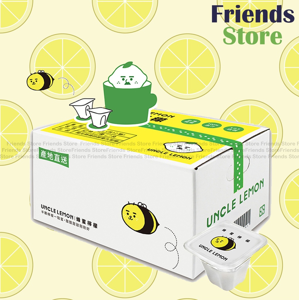 UNCLE LEMON - 檸檬大叔 蜂蜜檸檬風味 檸檬磚特級檸檬汁 (每盒12粒 X 33克)
