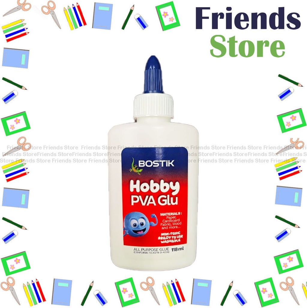 [12758C2] กาวขาวอเนกประสงค์ Bostik - PVA (118 มล. x 1)