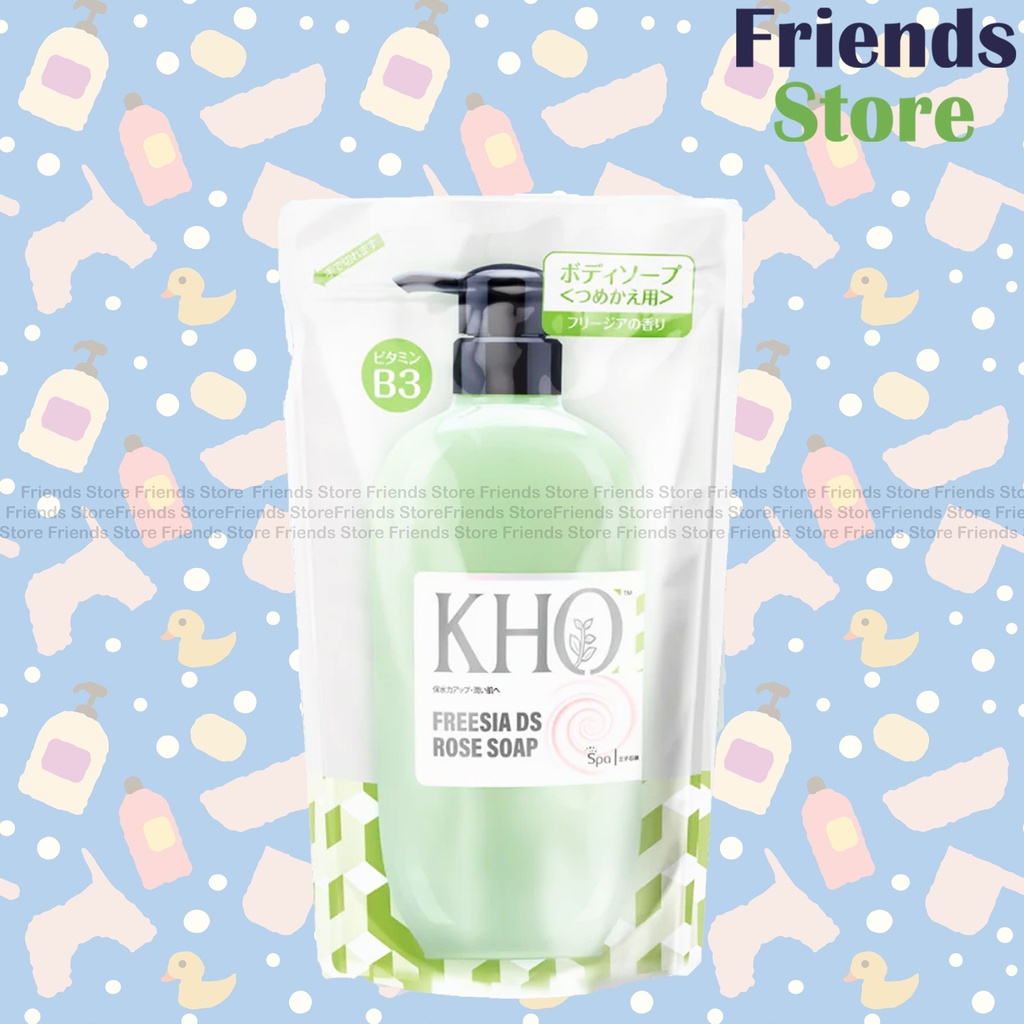 KHO - 補充袋裝 - 王子玫瑰皂KHO沐浴露（小蒼蘭）550毫升