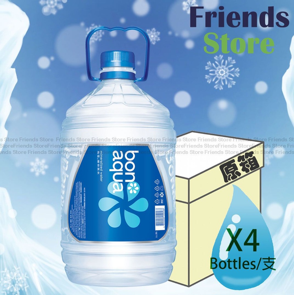 [400759K6F] 飛雪 - [原箱] 礦物質水 (5公升 X 4)