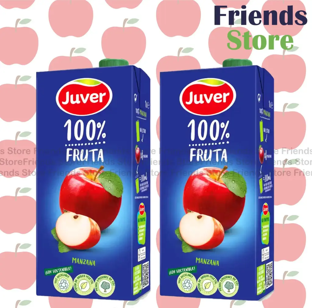 Juver - Spain 100% FRUTA Apple Juice (1L x 2)