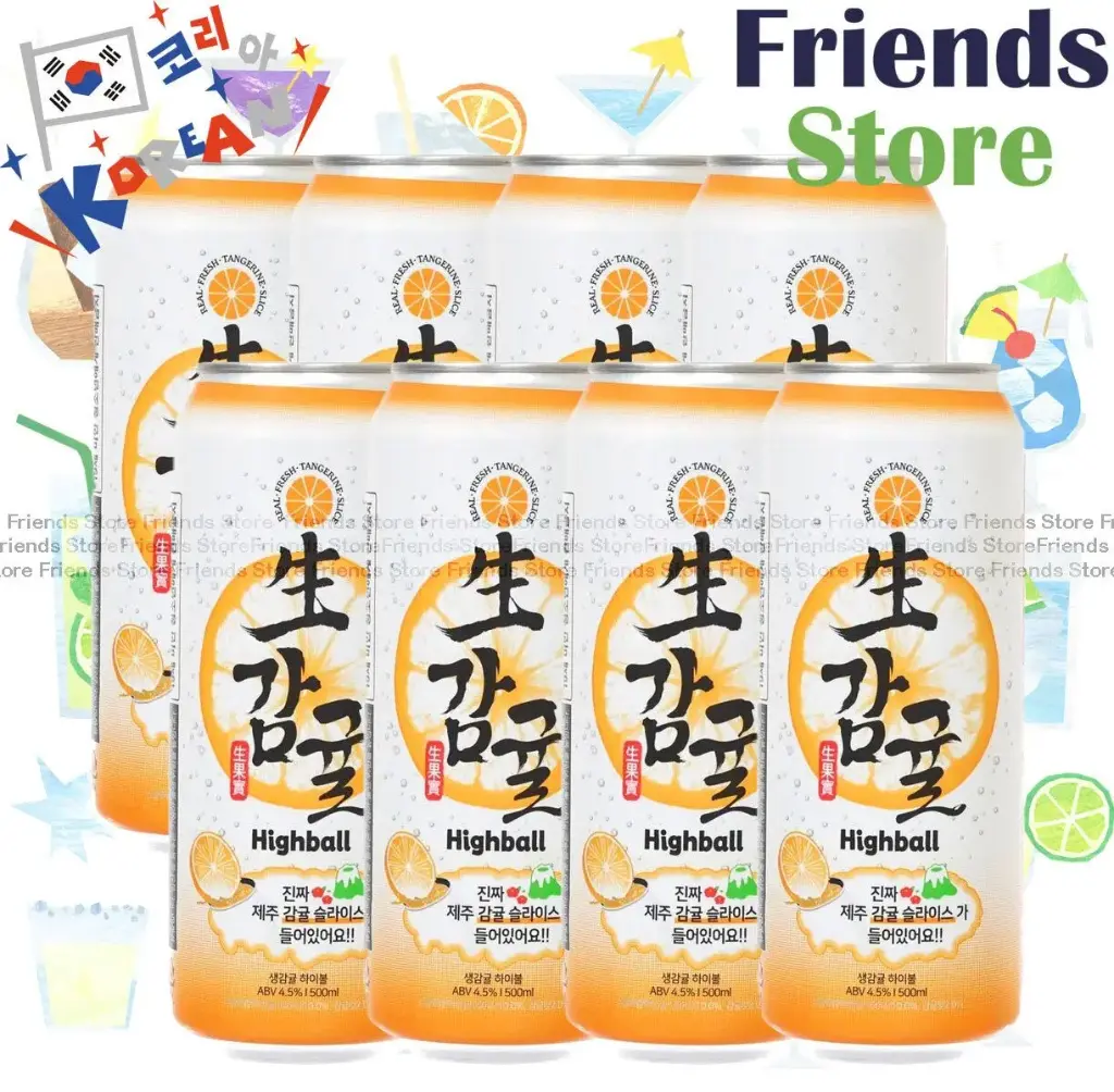 Brewguru - Korea Real Fresh Tangerine Highball (500ml X 8)