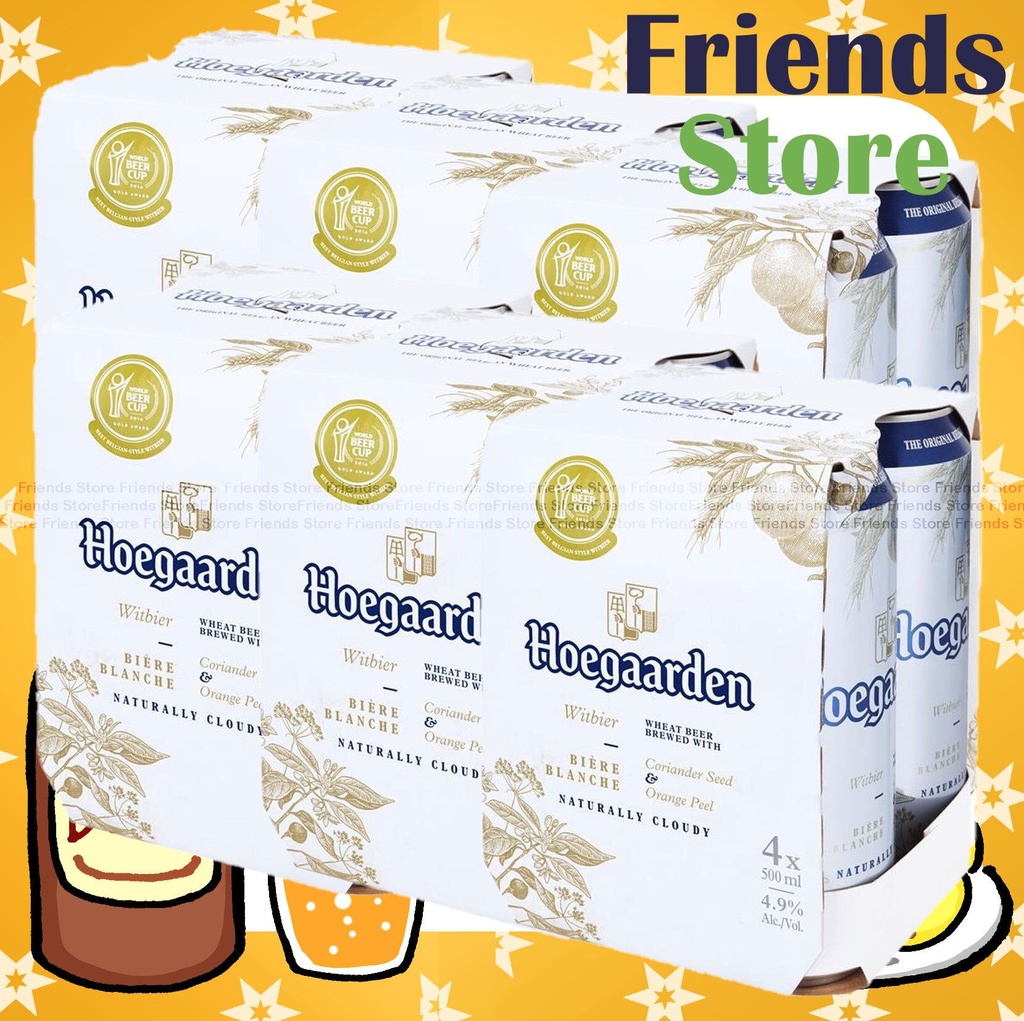 [400447KCF] Hoegaarden - [Full Case] Wheat Beer King Can (500ml X 24) *Dealer's Goods of HK