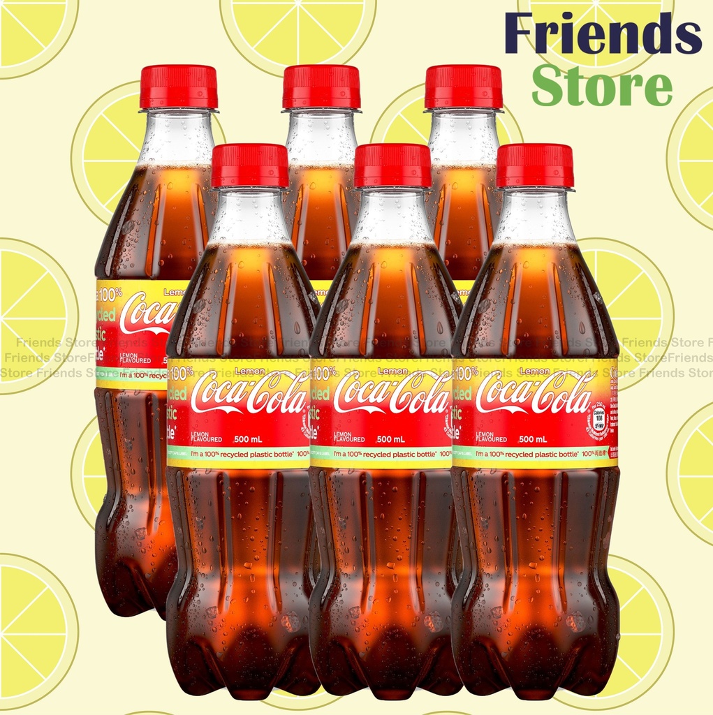 [400759JJ] Coca-Cola - レモン「コカ・コーラ」レモンフレーバー炭酸飲料 (500ml × 6)