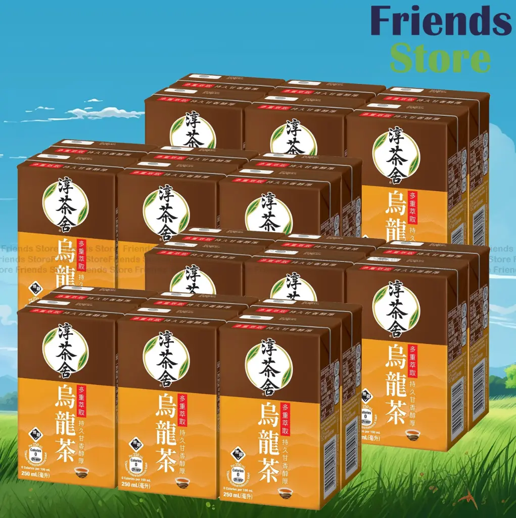 [4007618F] Authentic Tea House - [Full case] Paper-packed Oolong Tea Beverage (No Sugar) (250ml X 6 X 4)