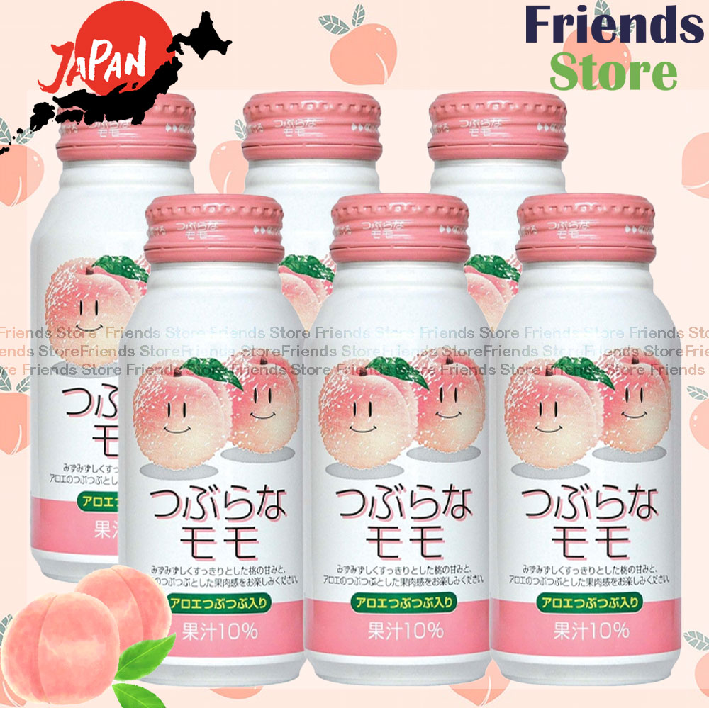 JA FOOD - 日本大分 罐裝果粒白桃飲品 (190克 X 6) 