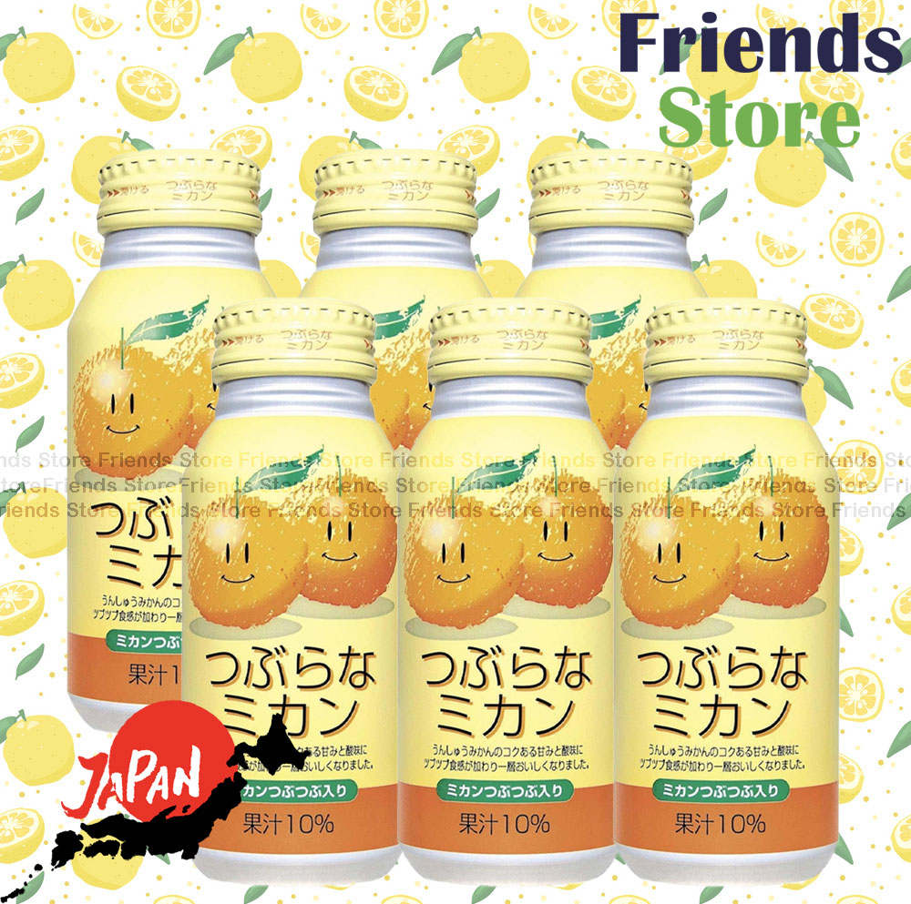 JA FOOD - 日本大分 罐裝果粒蜜柑飲品 (190克 X 6) 