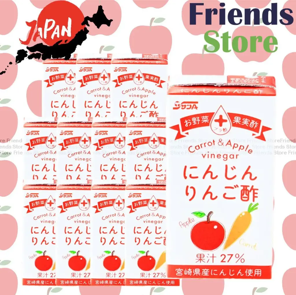 [40124A] 宮崎縣農協果汁株式會社 - 日本紅蘿蔔蘋果醋 (125毫升 X 12)