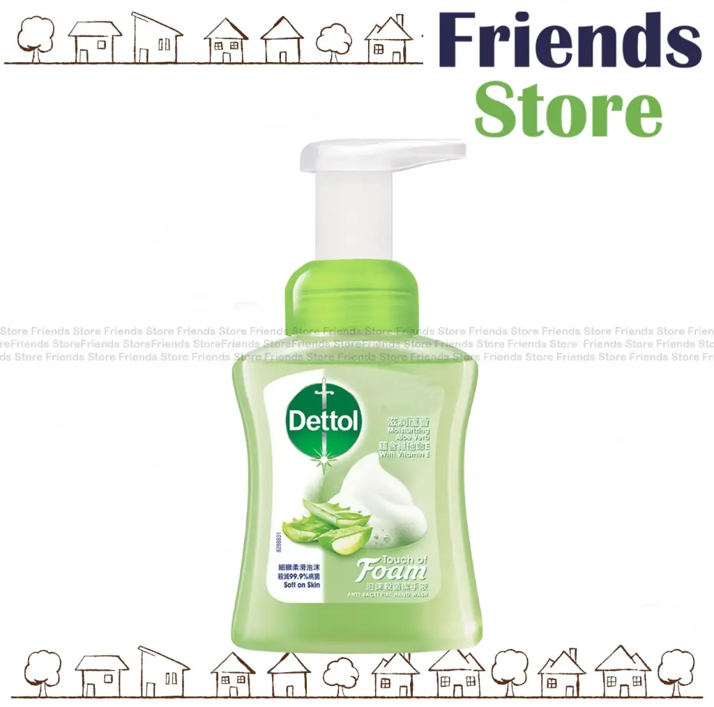 [DL001A] Dettol - Foam Anti-Bacterial Hand Wash Aloe Vera 250ml