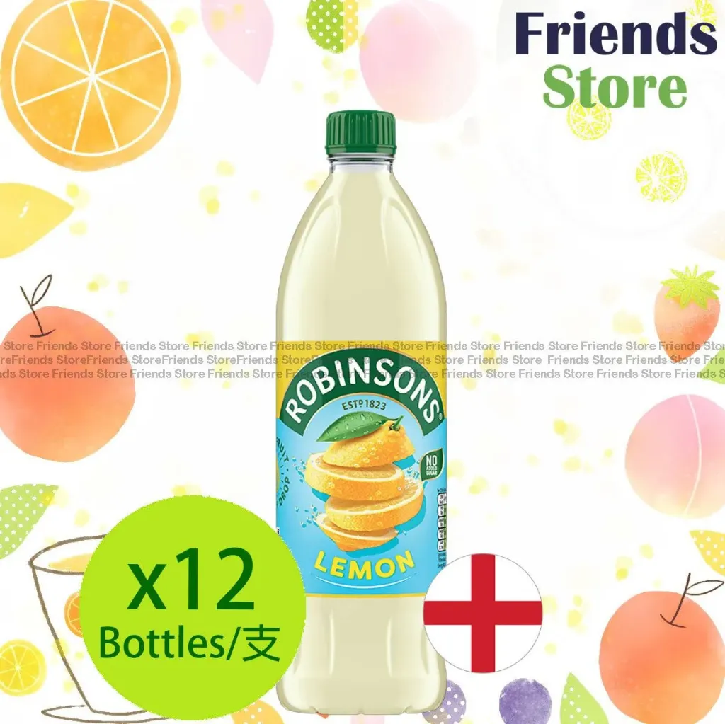 [4RB4F] Robinsons - Lemon Juice (Concentrated) (No Added Sugar) (1L x 12)