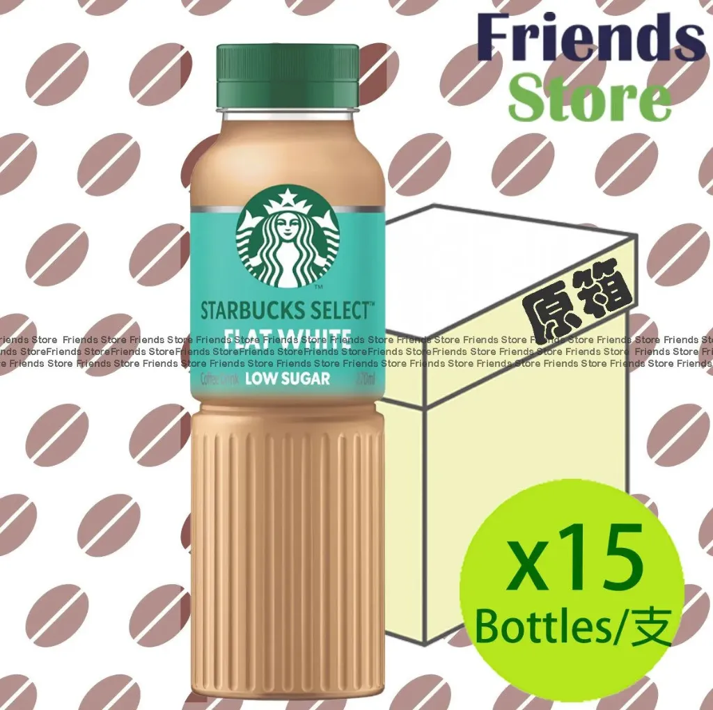 星巴克 - [原箱] Select 膠樽裝 低糖白咖啡 (270毫升 X 15)