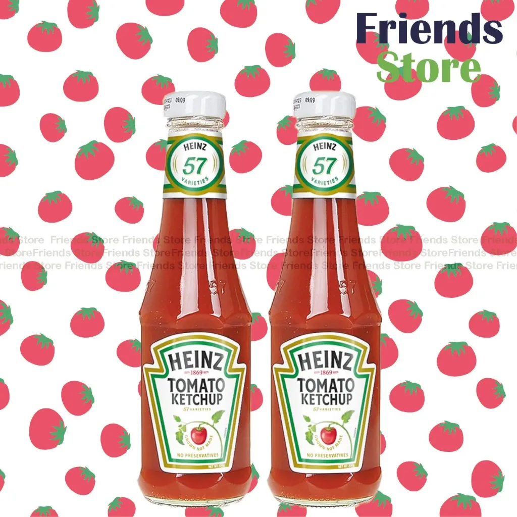 [4000720A8] HEINZ - Glass Bottled Tomato Ketchup (300g X 2)
