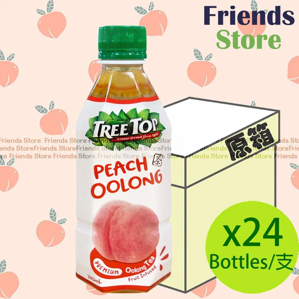 TreeTop - ピーチ烏龍茶 (280ml × 24本) フルケース