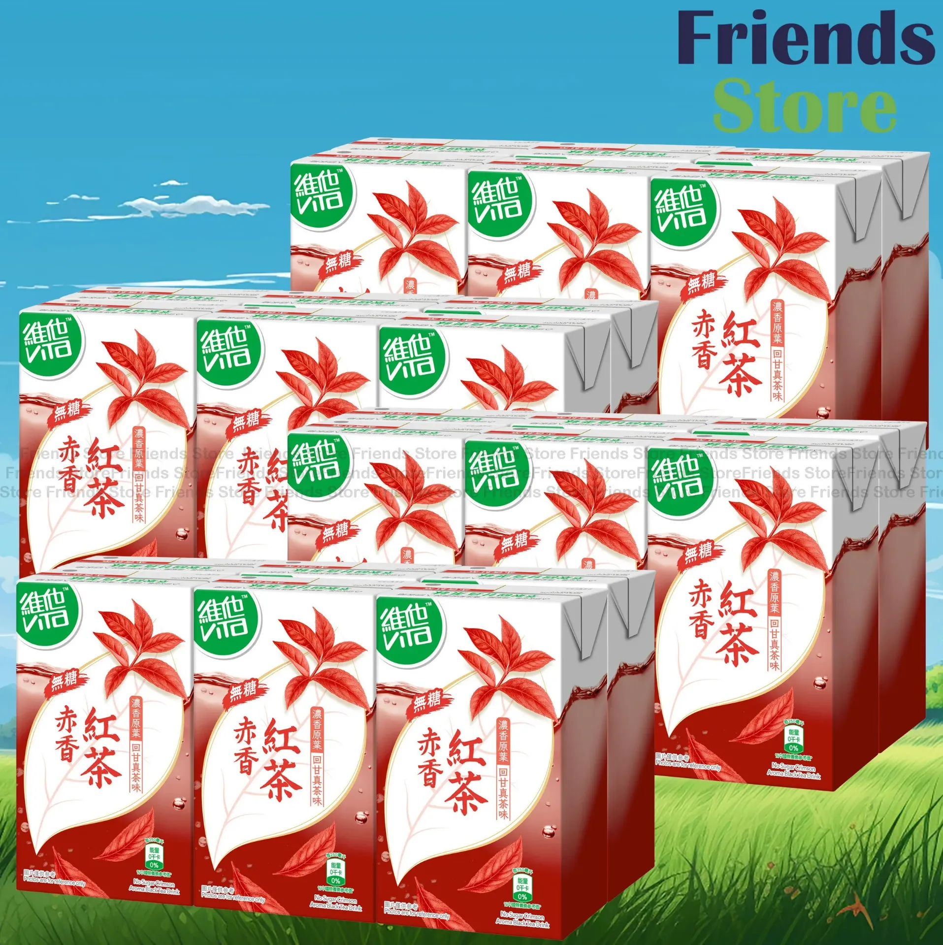 維他 - [原箱] 紙包裝-冷泡無糖茶 – 赤香紅茶 (250毫升X 6 X 4)