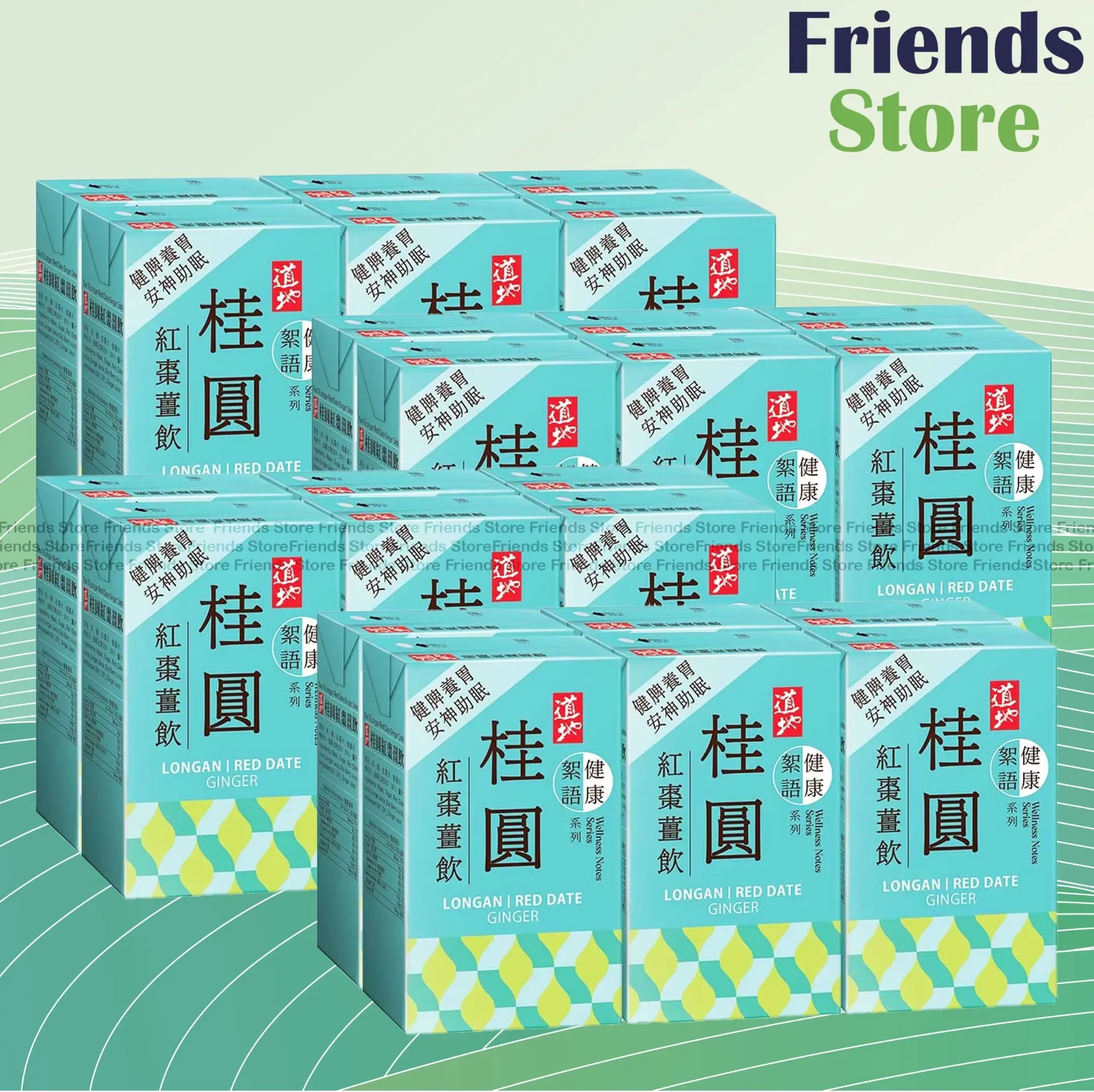 [4002121F] Tao Ti - 【フルケース】リュウガン・赤ナツメ・生姜ドリンク（250ml×6×4）