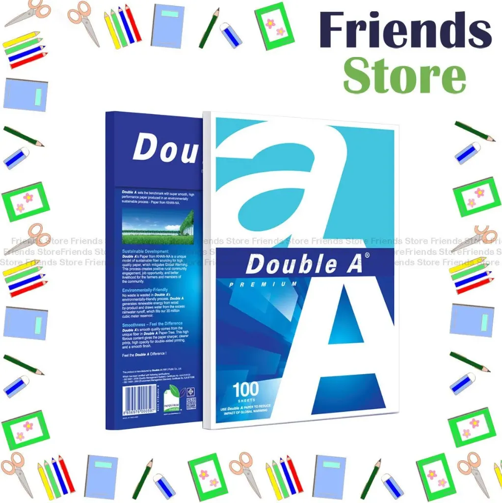 Double A - Copy Paper 80gsm A4 (100 Sheets)