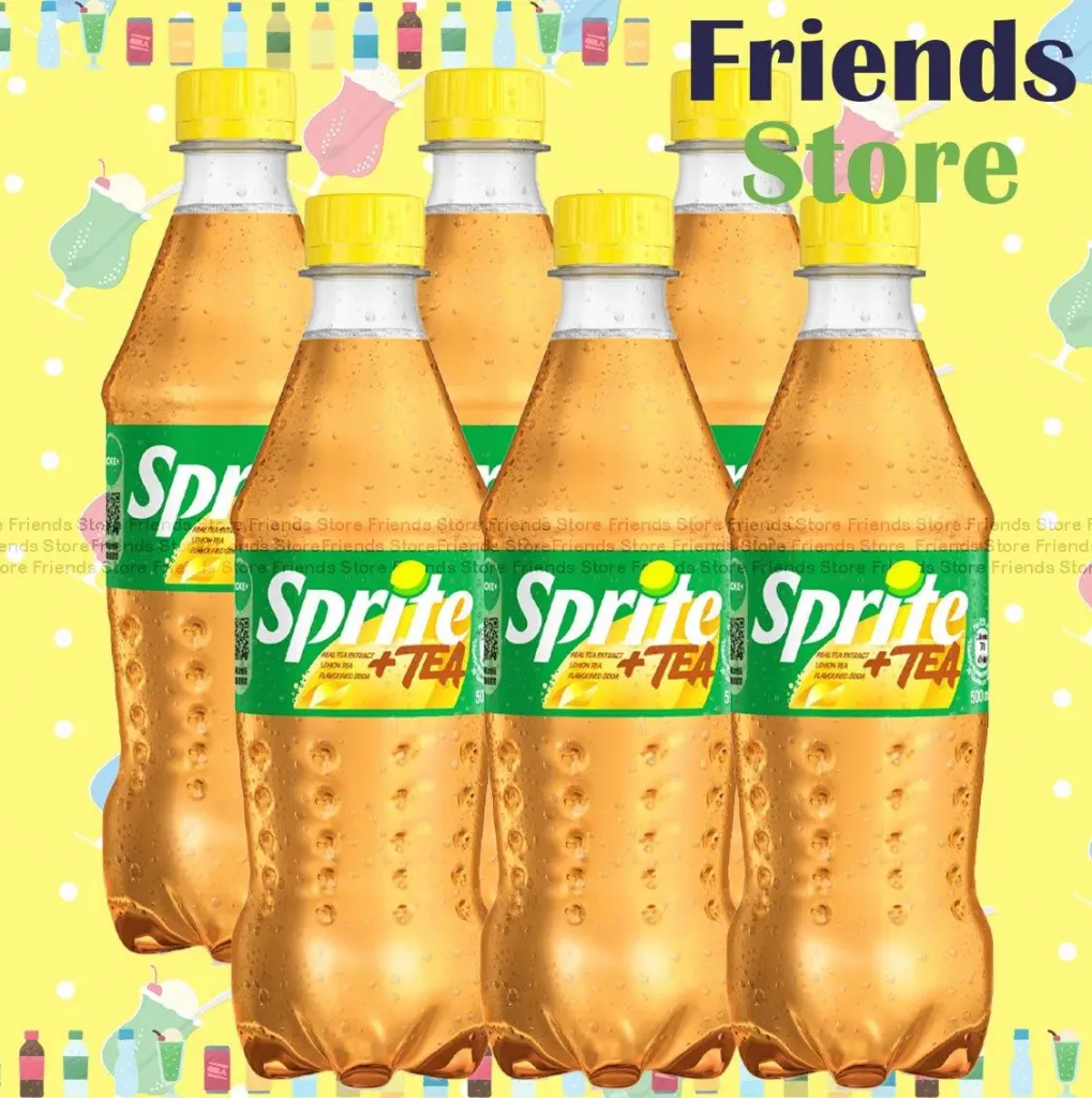 Sprite - Lemon Tea Flavoured Soda Beverage (500ml X 6)