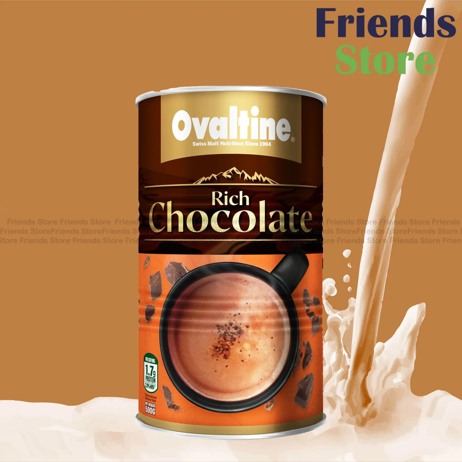 Ovaltine - (Dealer's Goods of HK) Rich Chocolate Drink (500g)