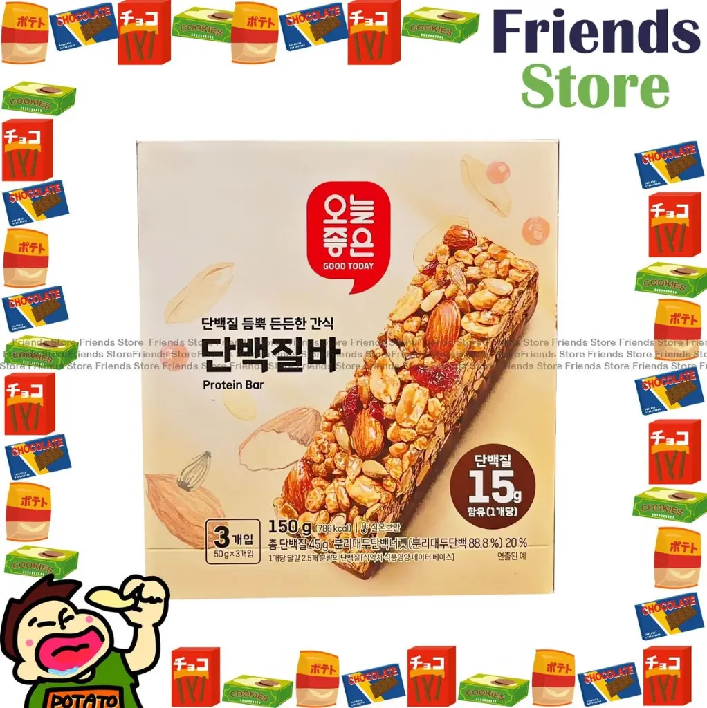 GOOD TODAY - 굿투데이 한국 단백질바 (50g x 3개입)