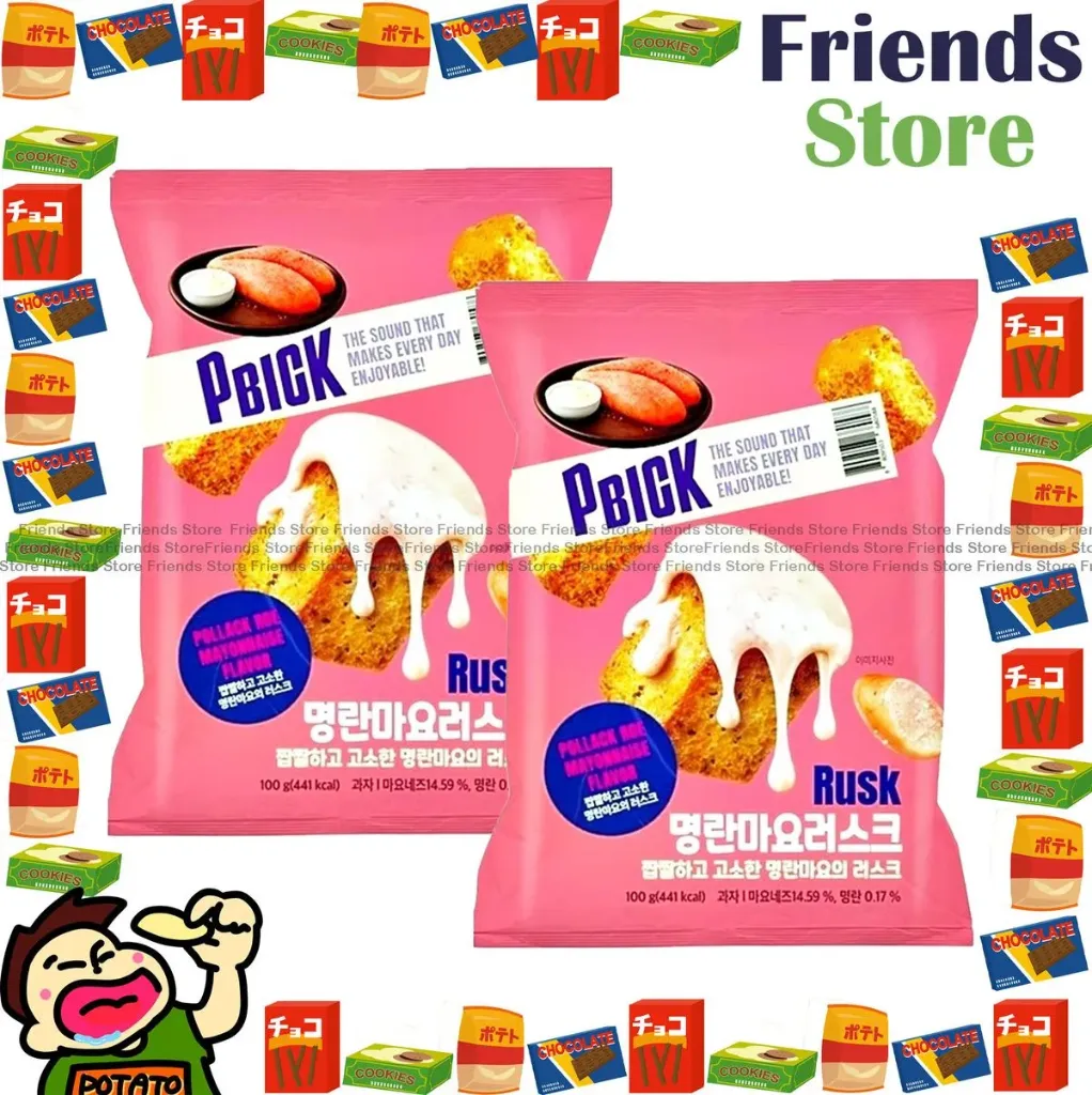 PBICK - 明太マヨ ラスク (100g x 2袋セット)