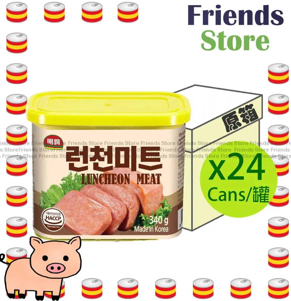 [400479EF] Myung Dong - [ยกลัง] แฮมกระป๋อง เมียงดง ลันเชียนมิต (340 กรัม X 24 ชิ้น)