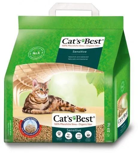 Cat's Best - 德國 活性抗菌除臭 木貓砂 2.9kg 高吸水量 除臭抗菌 凝結快 環保