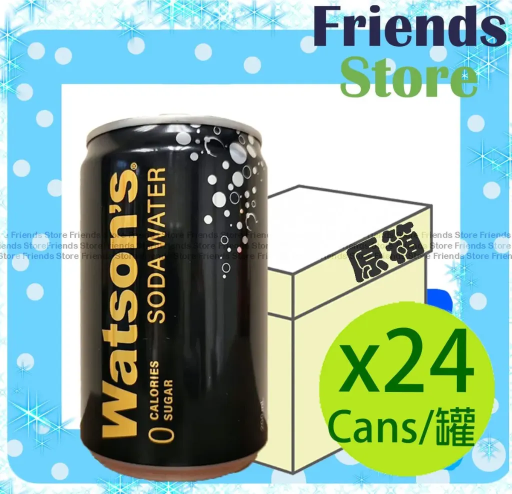 watsons - วัตสัน โซดา มินิแคน (200 มล. x 24 กระป๋องยกกล่อง)