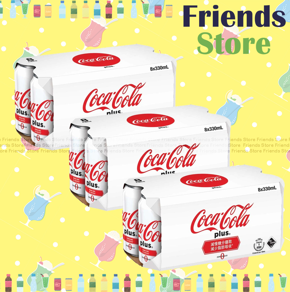 コカ・コーラ - 【オリジナルボックス】缶入りコカ・コーラ プラス 食物繊維（無糖ソーダ）（330ml×8本×3）