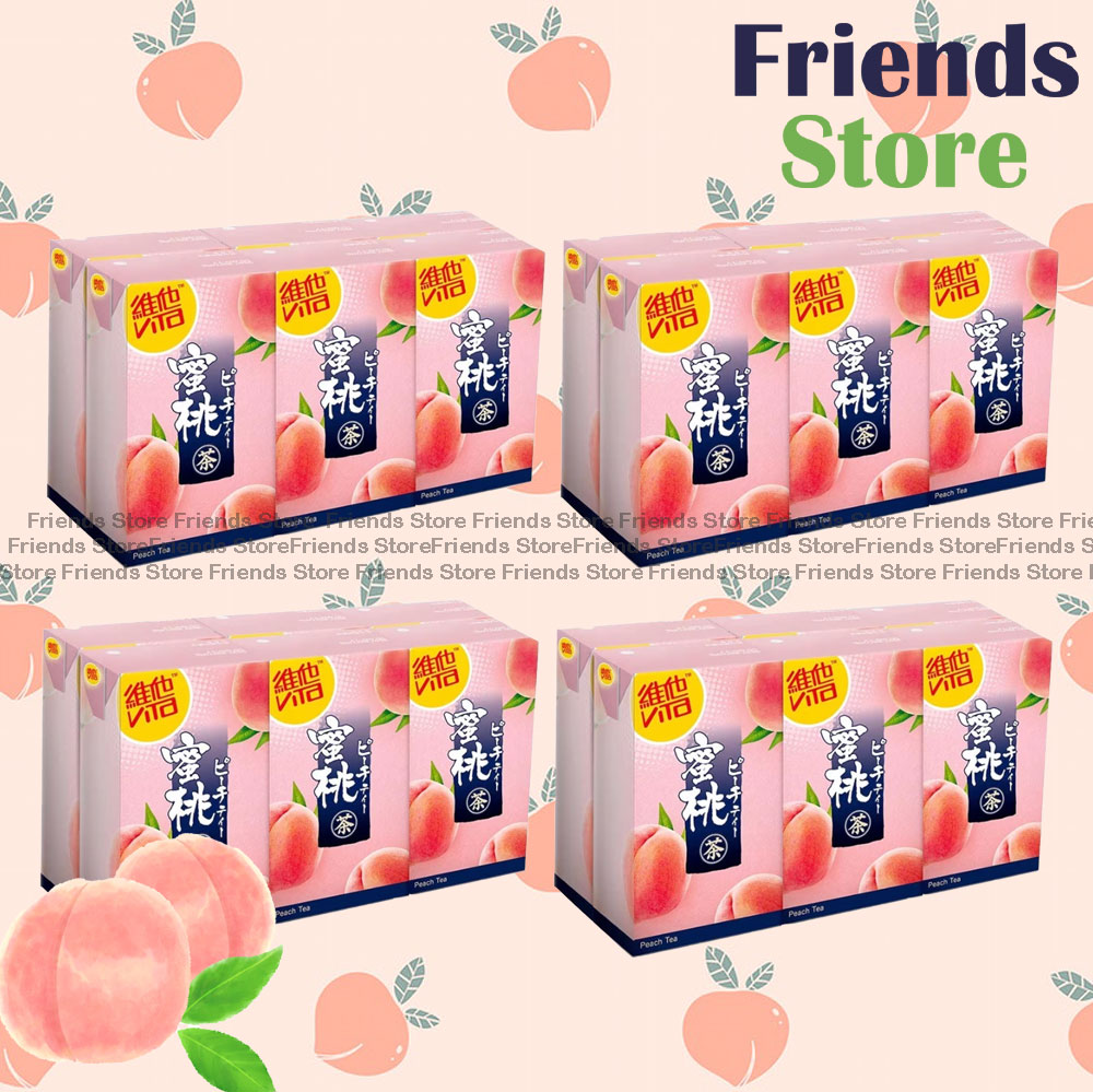 [400102JF] Vita - 【オリジナルボックス】紙包装 - 和桃茶ドリンク（250ml×6本×4本）