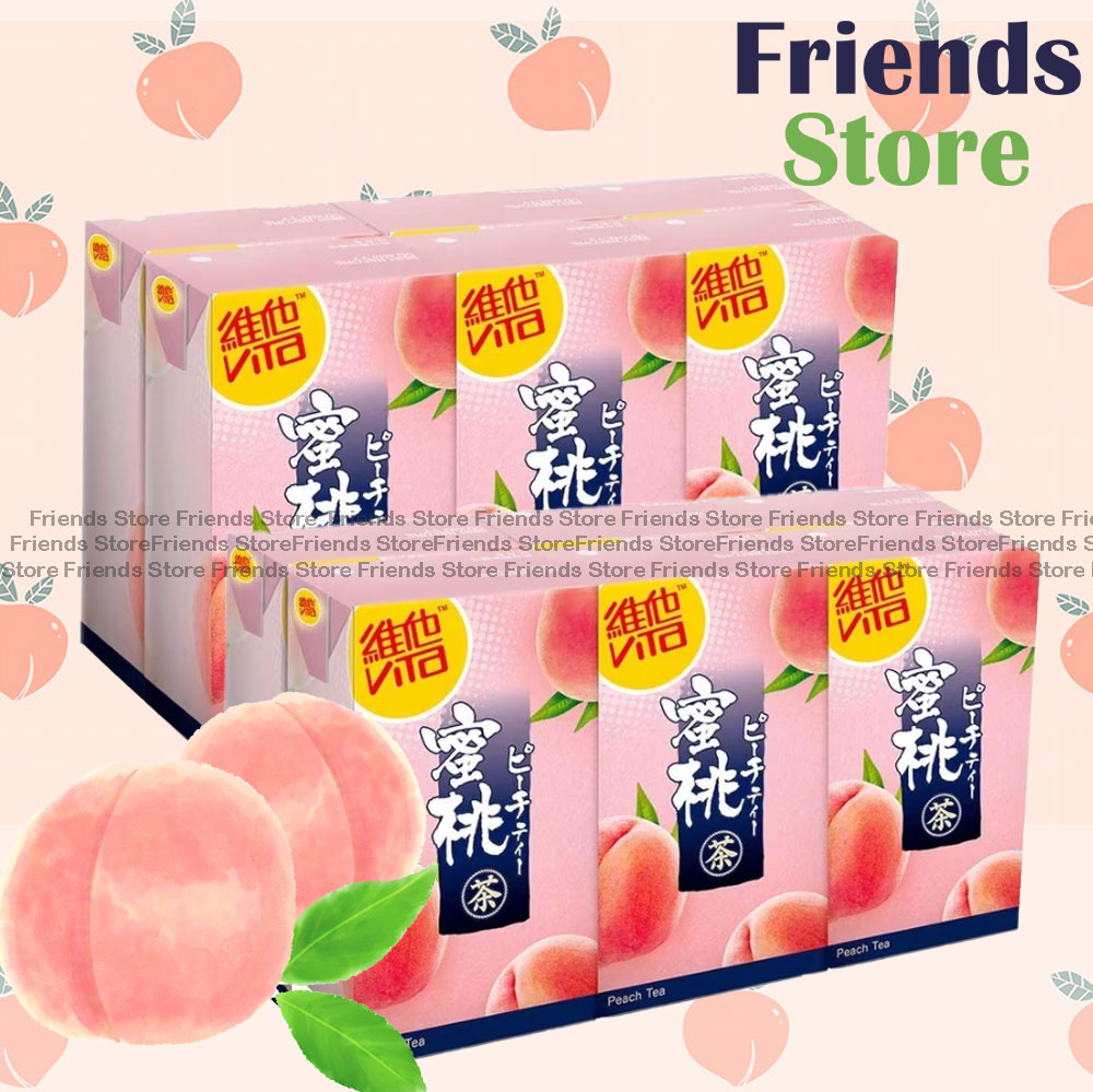 Vita - 紙包裝-เครื่องดื่มชาพีชสไตล์ญี่ปุ่น (250ml X 6 X 2)