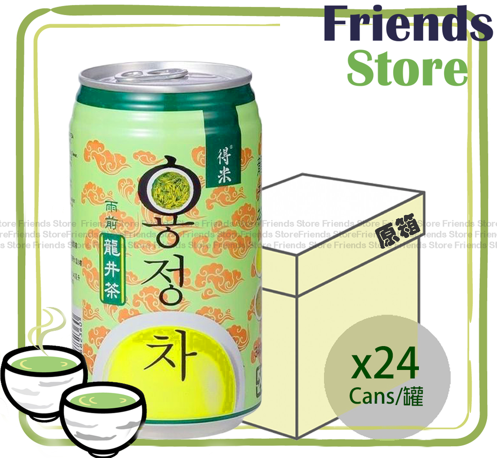 [400492] 得米 - [原箱] 罐裝 雨前龍井茶 (320毫升 X 24)