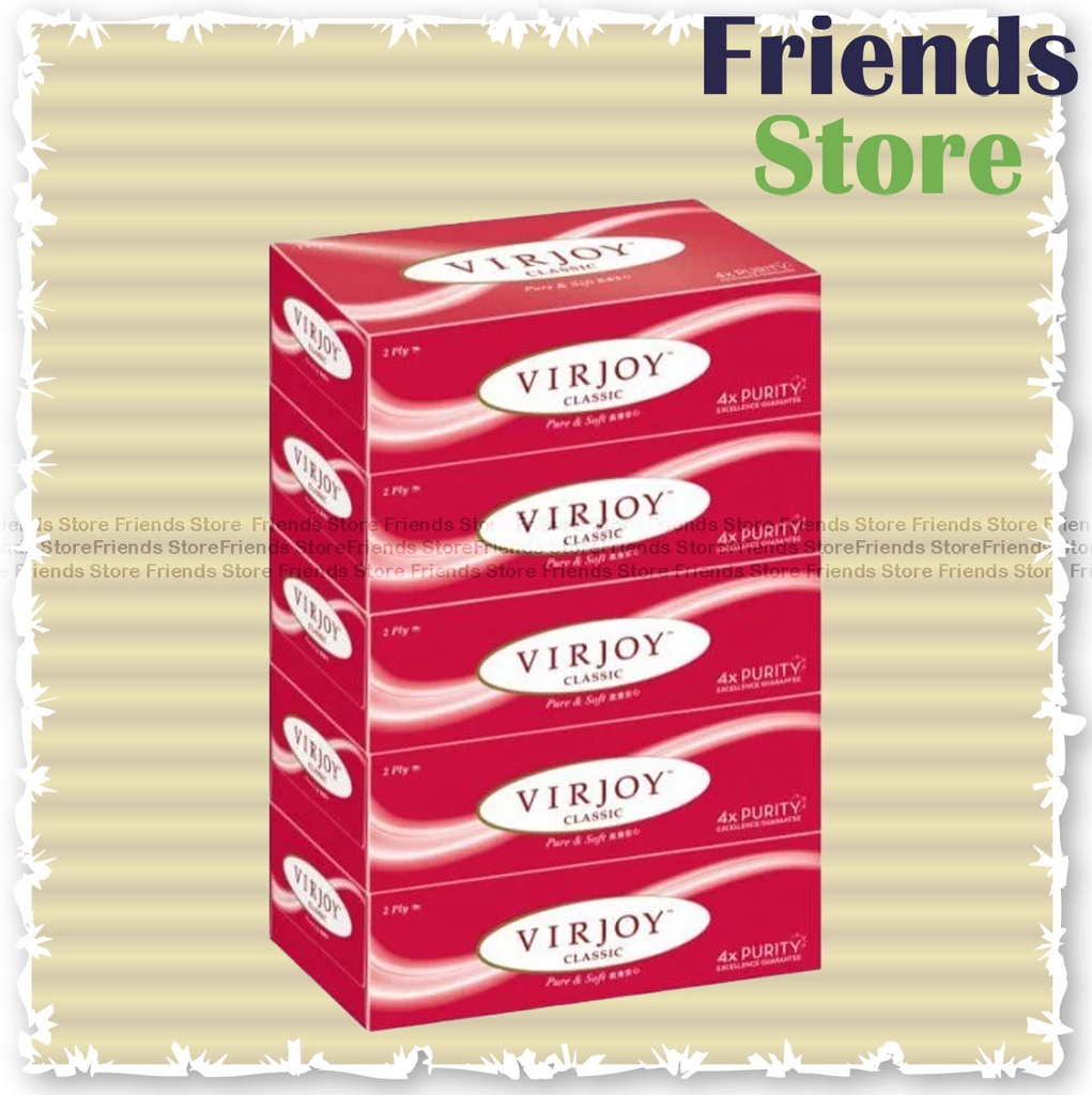 [130210] VIRJOY - Super Soft Boxed Facial Tissue (5 boxes)