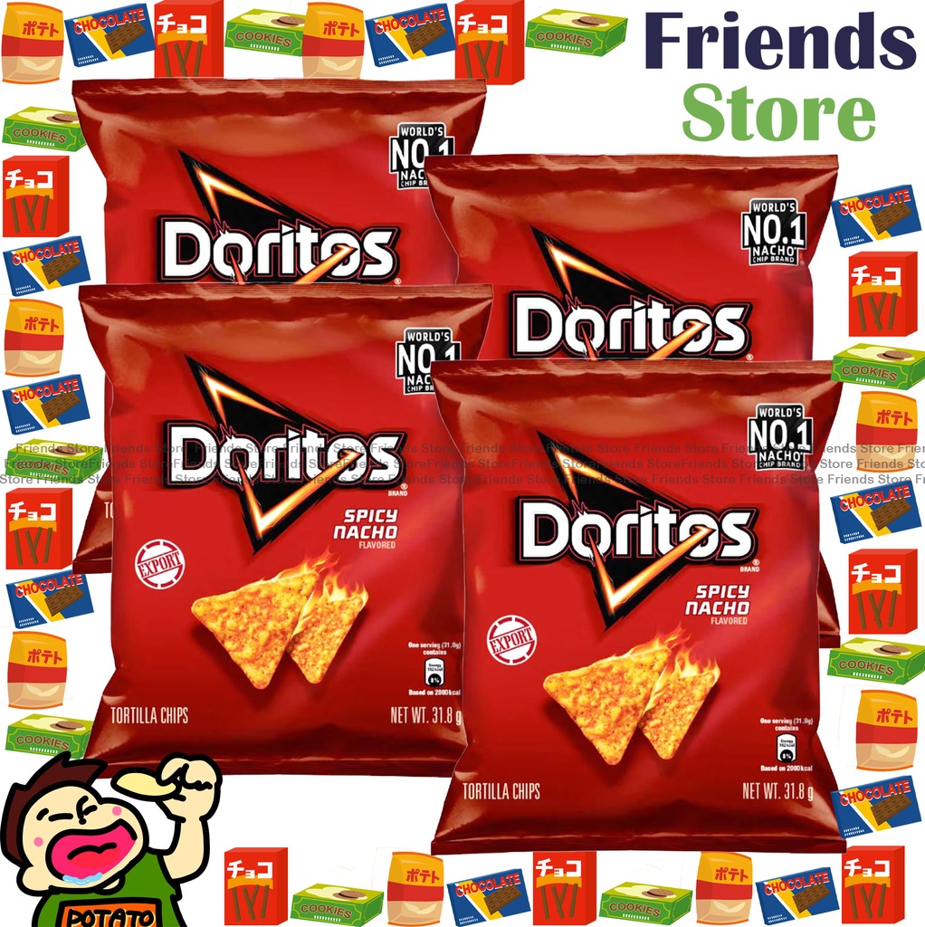 [4007633B1] Doritos - (細包裝) 多樂脆 香辣味 粟米片 (31.8克 X 4)