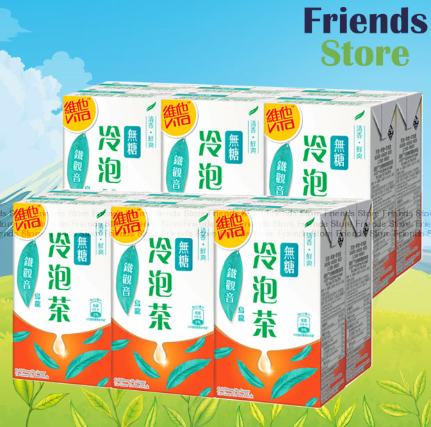 Vita - 紙包装 - 水出し無糖茶 - 鉄観音（250ml×6×2）新旧の包装がランダムに配布されます