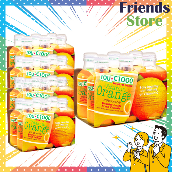 [4GZ17F] You C1000 - [Full Case] Vitamin Orange Drink  (140ml X 6 X 5)