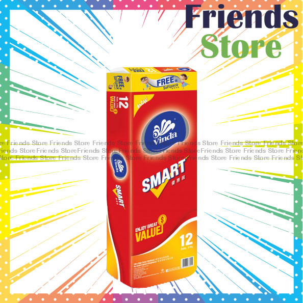 [13038] Vinda - Bathroom Roll Tissue (10+2 Rolls)