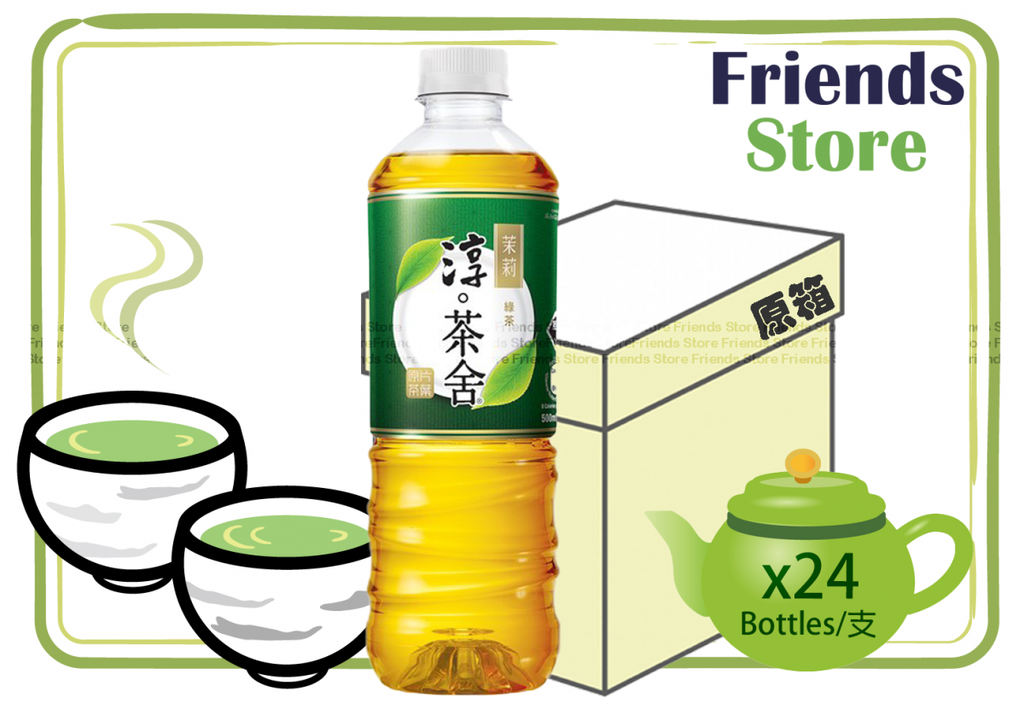淳茶舍 - [原箱] 銀毫苿莉綠茶飲料(無糖) (500毫升 X 24)