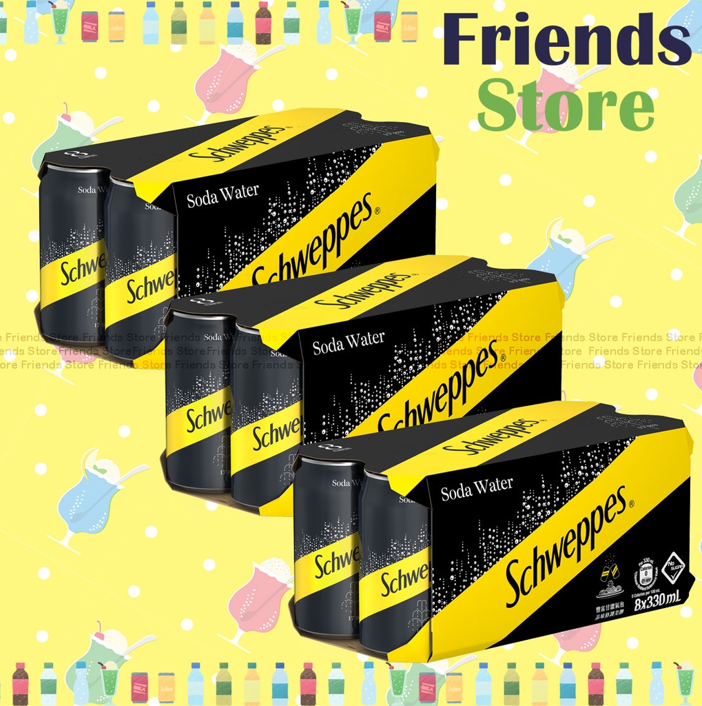 [4001472] Schweppes - [Full case] soda water (330ml X 24)