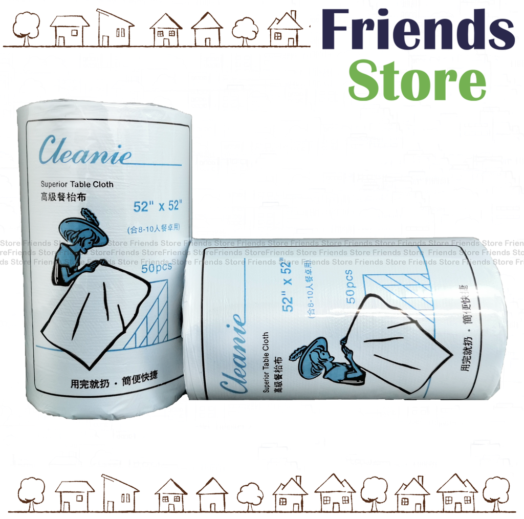 [300162_2] Cleanie - Superior table cloth (52" X 52") X 2