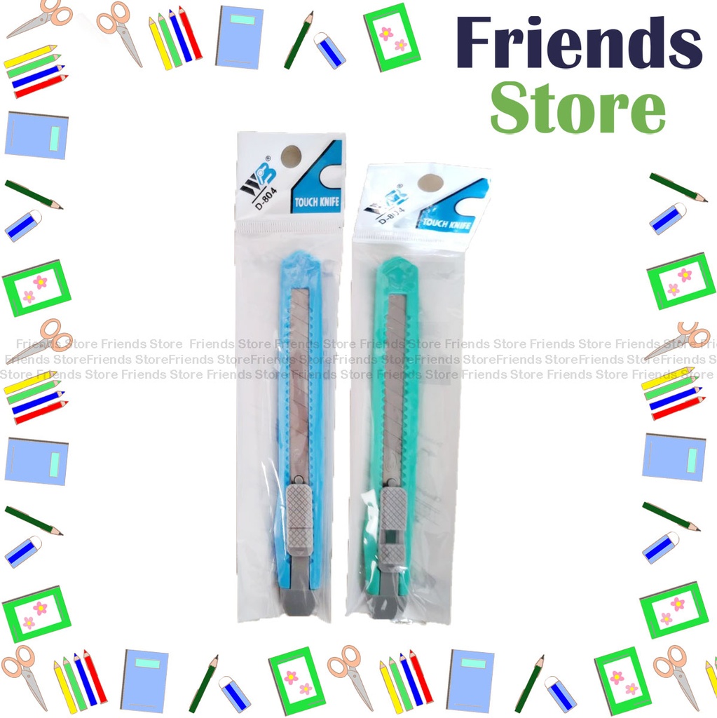 [WBD804] D-804 Plastic Small Cutter  X 2 (Random Colours)