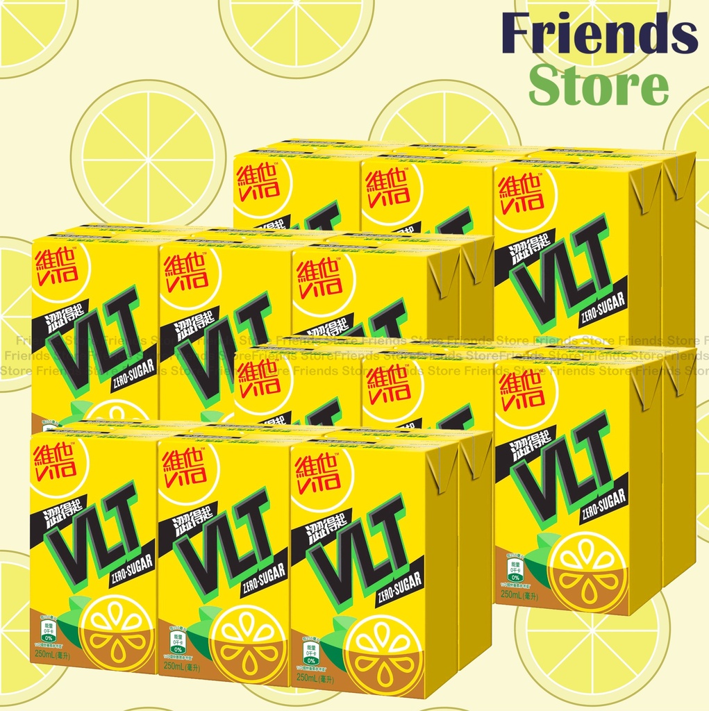 [400097GF] Vita - [Full case] Paper-boxed Lemon Tea Zero Sugar (零糖)  (250ml X 6 X 4)