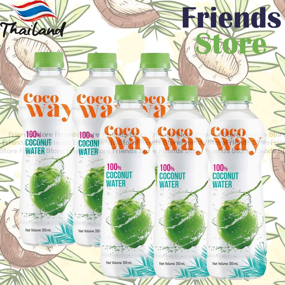 Cocoway - 膠樽裝 100% Coconut Water (350ml x 6)