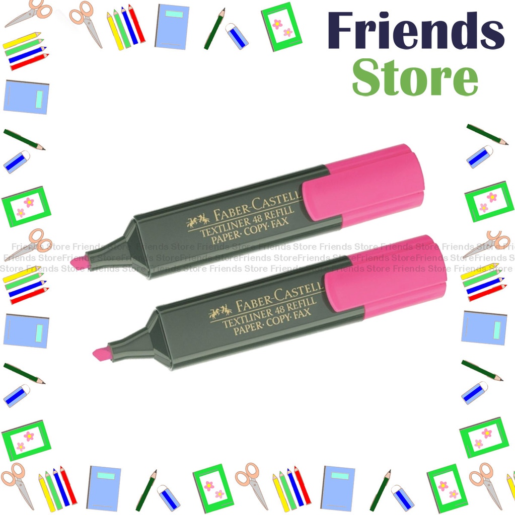 [12306S] FABER CASTELL - Textliner (Pink) x2pcs